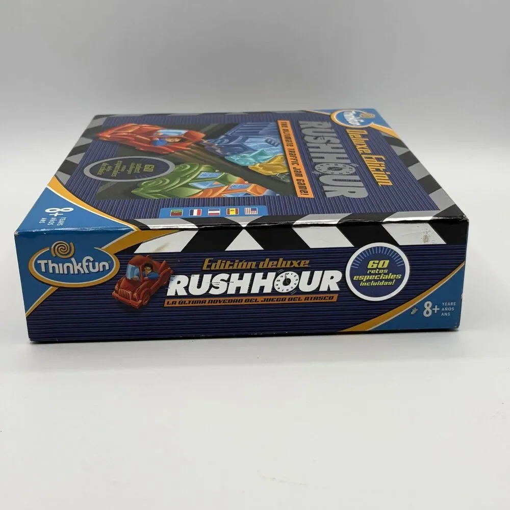 2006 Complete Rush Hour Deluxe Edition Traffic Jam Puzzle Board Game Think Fun